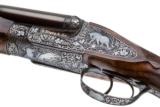 J RIGBY BEST SXS DOUBLE RIFLE 470 NITRO EXPRESS KEN HUNT ENGRAVED - 7 of 23