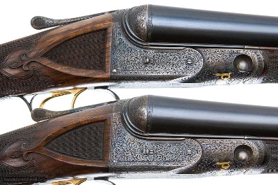 PARKER AAH LIVE BIRD GUNS PAIR 12 GAUGE
