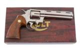 COLT PYTHON NICKEL 357 NEW IN BOX - 1 of 11