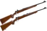 WINCHESTER MODEL 70 PRE 64 PAIR OF CARBINES 300 H&H AND 375 H&H - 1 of 14