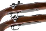 WINCHESTER MODEL 70 PRE 64 PAIR OF CARBINES 300 H&H AND 375 H&H - 2 of 14