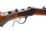 WINCHESTER - 1885 DELUXE LOW WALL , 22 LR - 2 of 10