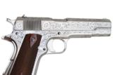 COLT 1911 CATTLE BRAND ENGRAVED 45ACP - 3 of 11