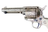 COLT SINGLE ACTION ARMY JEROME HARPER ENGRAVED 45 2ND GENERATION - 4 of 10