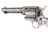 COLT 2ND GENERATION SINGLE ACTION ARMY 45 JEROME HARPER ENGRAVED - 4 of 9
