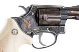 SMITH & WESSON MODEL 36 CUSTOM ENGRAVED 38 SPECIAL - 3 of 9