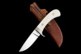 CAMPBELL CUSTOM KNIFE - DROP POINT WITH IVORY - 2 of 2