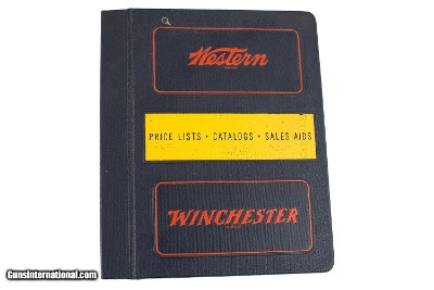Winchester Western Salesmans Catalog Holder