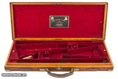 Purdey Oak & Leather Case - Vintage Pair Case