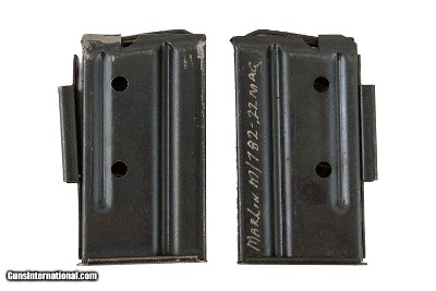 2 Marlin Model 782 22 Magnum Mags