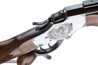 W.A.SUKALLE ROBERT SWARTLEY GARY GOUDY TOM BURGESS CUSTOM LO WALL SINGLE SHOT RIFLE 25 KRAG - Image 8 of 15