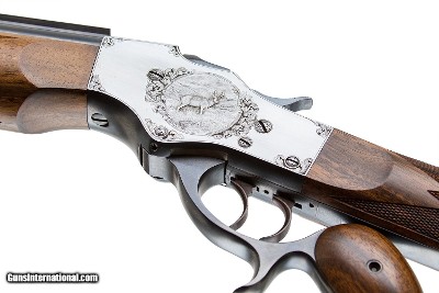 W.A.SUKALLE ROBERT SWARTLEY GARY GOUDY TOM BURGESS CUSTOM LO WALL SINGLE SHOT RIFLE 25 KRAG - Image 5 of 15