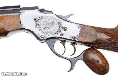 W.A.SUKALLE ROBERT SWARTLEY GARY GOUDY TOM BURGESS CUSTOM LO WALL SINGLE SHOT RIFLE 25 KRAG - Image 6 of 15