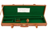 Leather SXS Shotgun Case with Piotti Label - 1 of 2