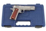 COLT STAINLESS STEEL GOVERNMENT MODEL RAIL GUN 45 ACP - 1 of 5
