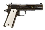 REMINGTON 1911 R1 FACTORY ENGRAVED WITH LETTER 45 ACP - 1 of 12
