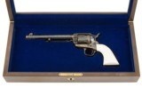 COLT SINGLE ACTION ARMY 3RD GENERATION D FACTORY ENGRAVED SHOW GUN 45 LC - 2 of 14