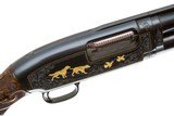 WINCHESTER MODEL 12 28 GAUGE UPGRADE 12-5 ENGRAVED BY GINO CARGNELL - 8 of 16