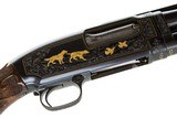 WINCHESTER MODEL 12 28 GAUGE UPGRADE 12-5 ENGRAVED BY GINO CARGNELL - 4 of 16