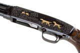 WINCHESTER MODEL 42 PIGEON GRADE UPGRADE 410 12-5 ENGRAVED WITH GOLD 2 BARREL SET - 5 of 15
