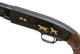 WINCHESTER MODEL 42 PIGEON GRADE UPGRADE 410 12-5 ENGRAVED WITH GOLD 2 BARREL SET - 7 of 15