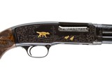 WINCHESTER MODEL 42 PIGEON GRADE UPGRADE 410 12-5 ENGRAVED WITH GOLD 2 BARREL SET - 1 of 15