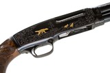 WINCHESTER MODEL 42 PIGEON GRADE UPGRADE 410 12-5 ENGRAVED WITH GOLD 2 BARREL SET - 4 of 15