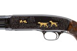 WINCHESTER MODEL 42 PIGEON GRADE UPGRADE 410 12-5 ENGRAVED WITH GOLD 2 BARREL SET - 6 of 15