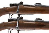 JERRY FISHER TED BLACKBURN FRANZ MARKTL PAIR OF CUSTOM MAUSERS MANNLICHER CARBINES 250-3000 & 358 WINCHESTER - 4 of 20