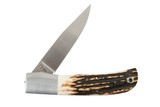 Jess Horn - Folder, Liner Lock, Stag Handle Knife - 2 of 3