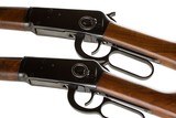 WINCHESTER CUSTOM SHOP MODEL 94 PAIR
OF SADDLE RING TRAPPER CARBINES 38-55 BOTH - 6 of 14