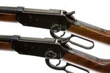 WINCHESTER CUSTOM SHOP MODEL 94 PAIR
OF SADDLE RING TRAPPER CARBINES 38-55 BOTH - 7 of 14