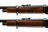 WINCHESTER CUSTOM SHOP MODEL 94 PAIR
OF SADDLE RING TRAPPER CARBINES 38-55 BOTH - 12 of 14