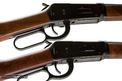 WINCHESTER CUSTOM SHOP MODEL 94 PAIROF SADDLE RING TRAPPER CARBINES 38-55 BOTH - Image 5 of 14