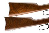 WINCHESTER CUSTOM SHOP MODEL 94 PAIR
OF SADDLE RING TRAPPER CARBINES 38-55 BOTH - 13 of 14