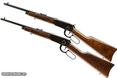 WINCHESTER CUSTOM SHOP MODEL 94 PAIROF SADDLE RING TRAPPER CARBINES 38-55 BOTH - Image 3 of 14