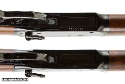 WINCHESTER CUSTOM SHOP MODEL 94 PAIROF SADDLE RING TRAPPER CARBINES 38-55 BOTH - Image 10 of 14