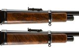 WINCHESTER CUSTOM SHOP MODEL 94 PAIR
OF SADDLE RING TRAPPER CARBINES 38-55 BOTH - 11 of 14