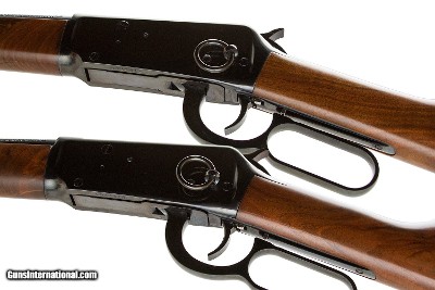 WINCHESTER CUSTOM SHOP MODEL 94 PAIROF SADDLE RING TRAPPER CARBINES 38-55 BOTH - Image 6 of 14
