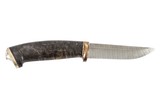 Kainuun Puukko, Tommi, Hand Forged Damascus Knife - 1 of 3