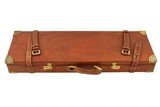 Spanish Leather 2 Barrel Gun Case for SXS or O/U - 2 of 2