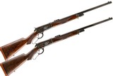 A PAIR OF WINCHESTER 1886 TAKEDOWN CUSTOMS BY ACTOR BRAD JOHNSON 45-70 AND 50 EXPRESS - 2 of 15