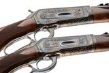 A PAIR OF WINCHESTER 1886 TAKEDOWN CUSTOMS BY ACTOR BRAD JOHNSON 45-70 AND 50 EXPRESS - 4 of 15