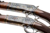 A PAIR OF WINCHESTER 1886 TAKEDOWN CUSTOMS BY ACTOR BRAD JOHNSON 45-70 AND 50 EXPRESS - 5 of 15