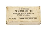 1 Box Remington Arms Company 41 Short Rimfire - 1 of 1
