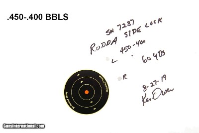 R.B.RODDA BEST SIDELOCK DOUBLE RIFLE 450-400 WITH EXTRA 500 NE BARRELS WITHTARGETS AND LOAD DATA BY KEN OWEN - Image 19 of 20