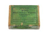 Kynoch .500, 3" Black Powder Express, 10 Cartridges - 1 of 1
