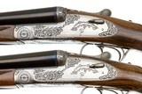 GRIFFIN & HOWE BEST ROUND BODY SIDELOCK EJECTOR PAIR OF SXS GAME GUNS 20 GAUGE - 6 of 16