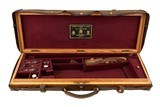 Purdey Oak & Leather Rifle or Shotgun Case w/ Canvas Cover - 1 of 3