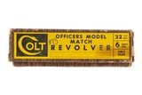 Colt Officers Model Match 22 LR Factory Box - 3 of 4